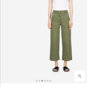 Everlane Wide Leg Crop Pants